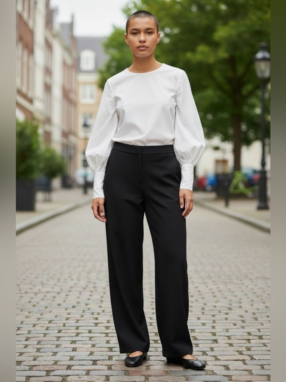 NWT JONES WEAR VTG WOOL FLAT FRONT STRAIGHT LEG LINED PANTS MINIMALIST SZ 10